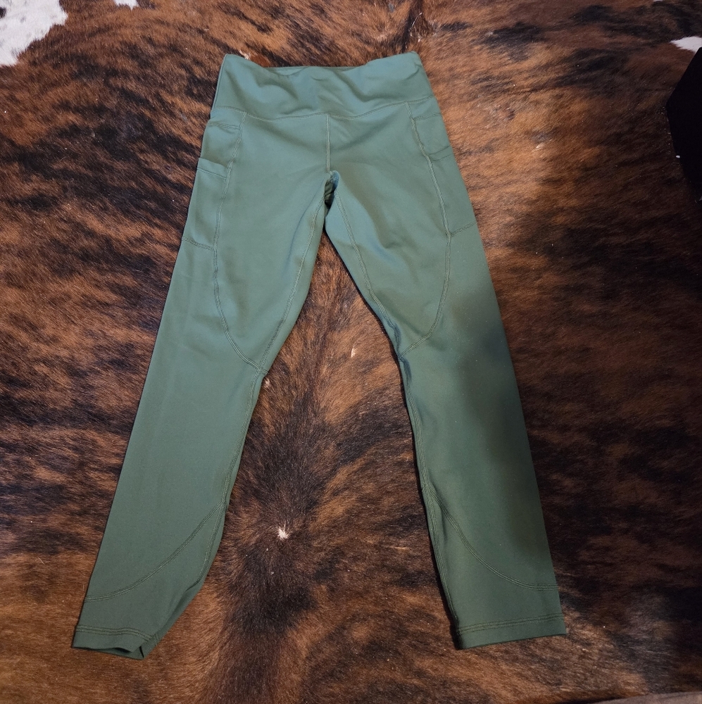Green Athletic Leggings